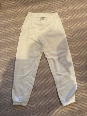 Cozy White Womens Sweatpants - Unbranded